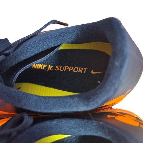 Nike Hypervenom black and orange sneakers kids 5Y - Picture 10 of 11